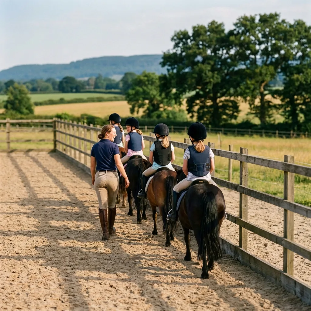 Cours de poney à Lapeyrouse, Ain